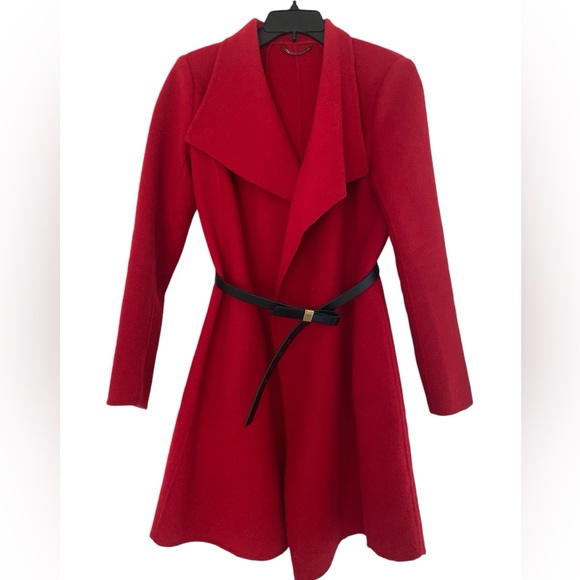 Banana Republic Jackets & Blazers - Red Wool Coat Size Small